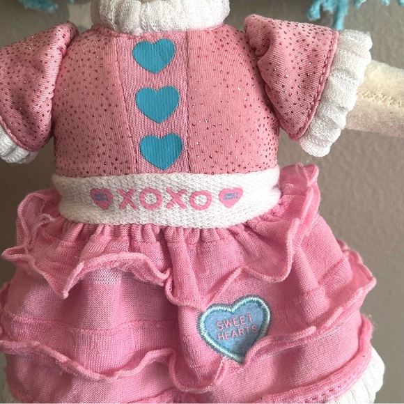 Madame Alexander Candy Kisses Stuffed Doll Blue Hair Valentines 10.5 Inch - Picture 5 of 8